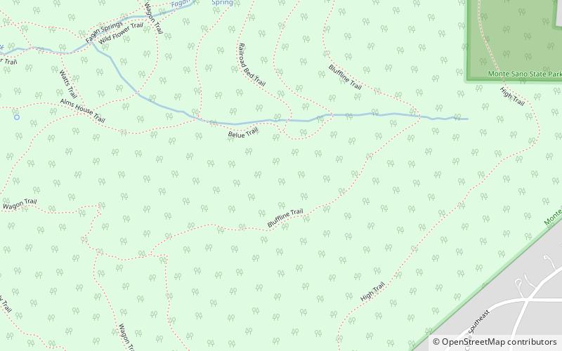 obszar chroniony monte sano huntsville location map