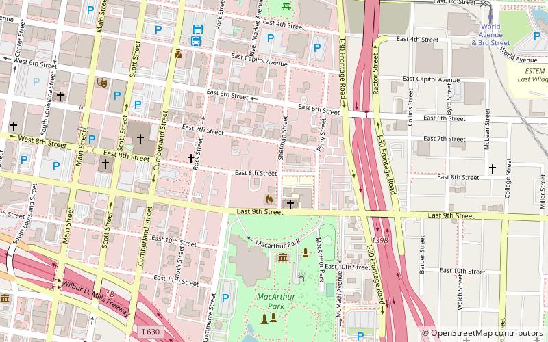 Johnson House 518 location map