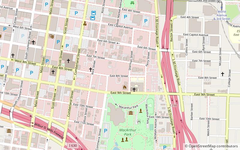 Johnson House 514 location map