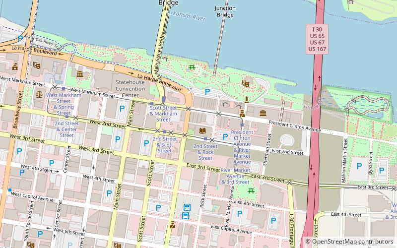 East Markham Street Historic District location map