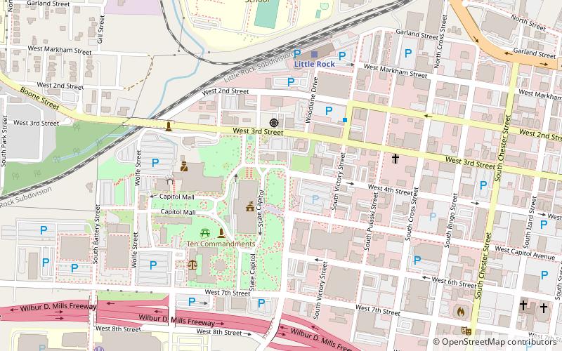 Confederate Soldiers Monument location map