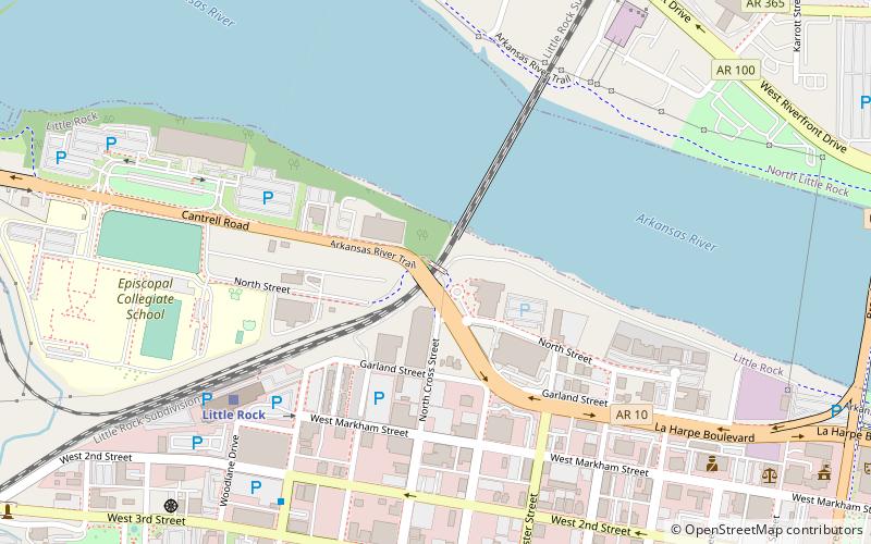Lincoln Avenue Viaduct location map