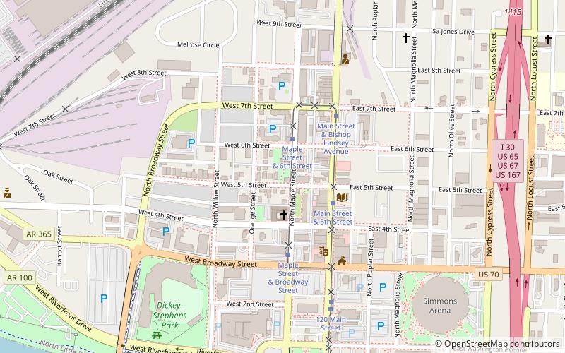 First Presbyterian Church Manse location map