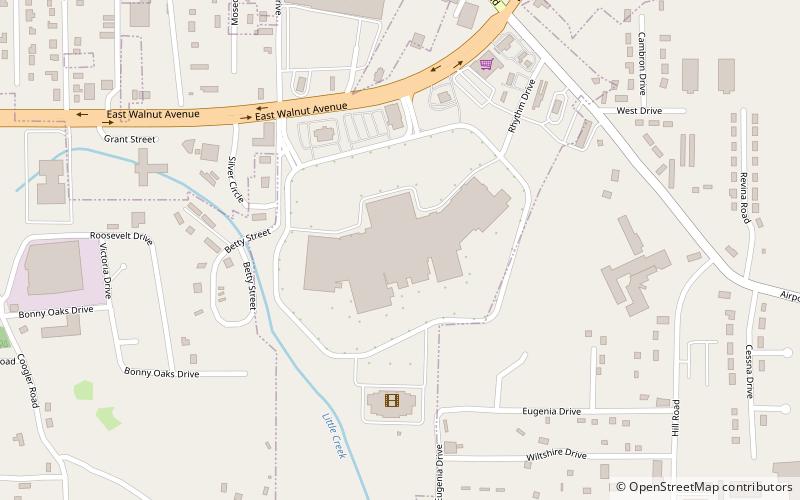 Walnut Square Mall location map