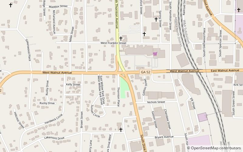 whitfield county school district dalton location map