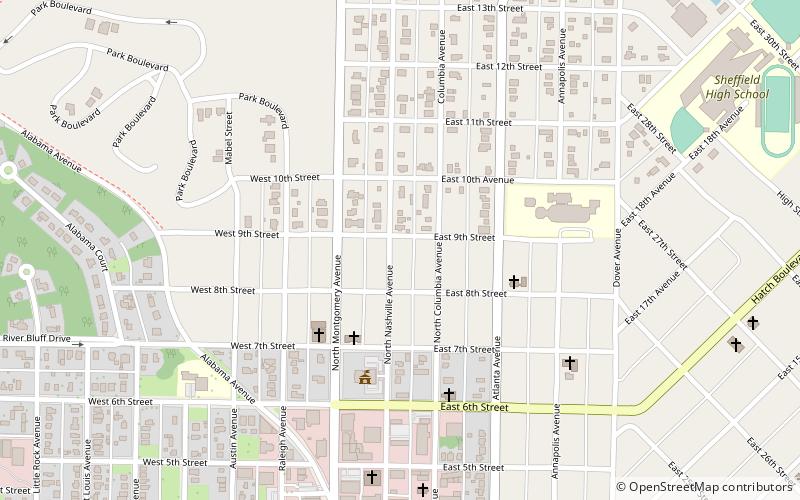 Chambers–Robinson House location map