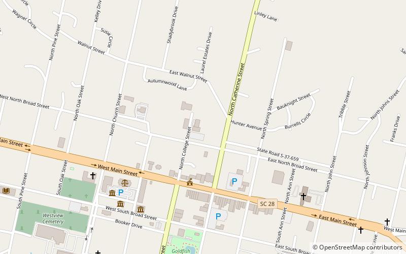 Walhalla Civic Auditorium location map