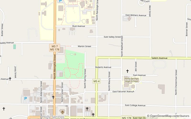 Ida B. Wells-Barnett Museum location map
