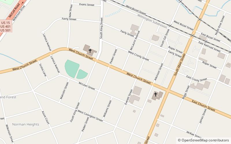 E. Hervey Evans House location map