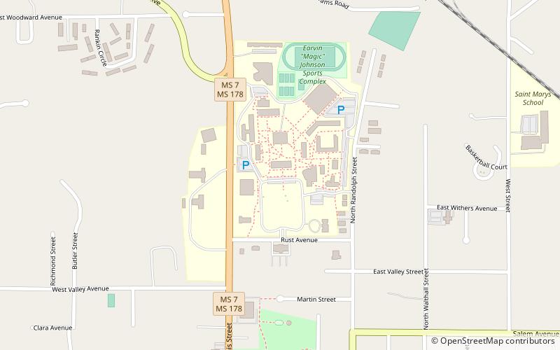 Rust College location map