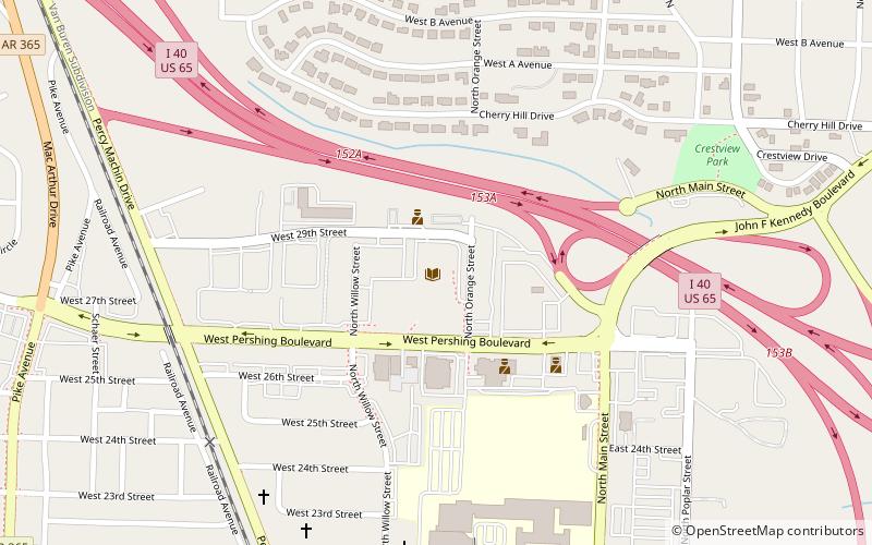 William F. Laman Public Library location map