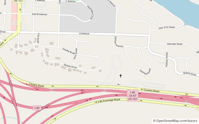 Owings House location map