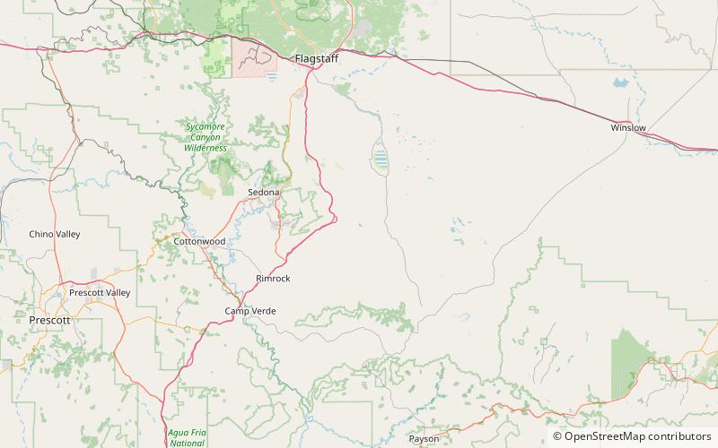 stoneman lake coconino national forest location map