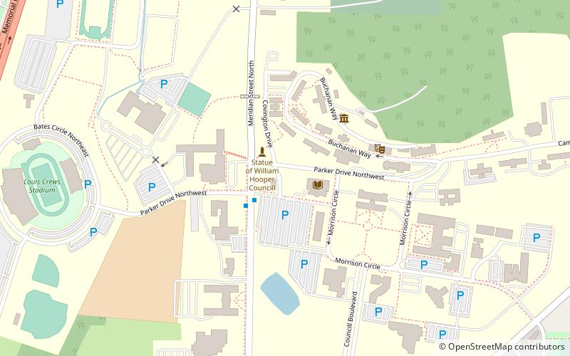 Alabama A&M University location map