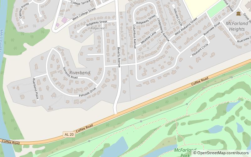 E.H. Darby Lustron House location map