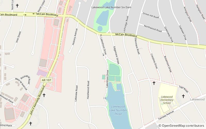 Lakewood Park location map