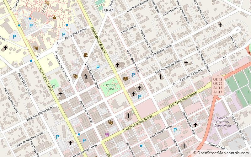 Florence-Lauderdale Public Library location map