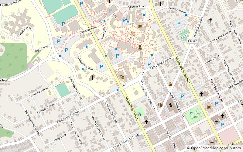 Norton Auditorium location map