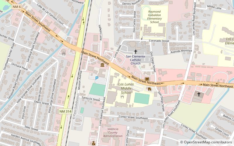 Pottery Mound location map