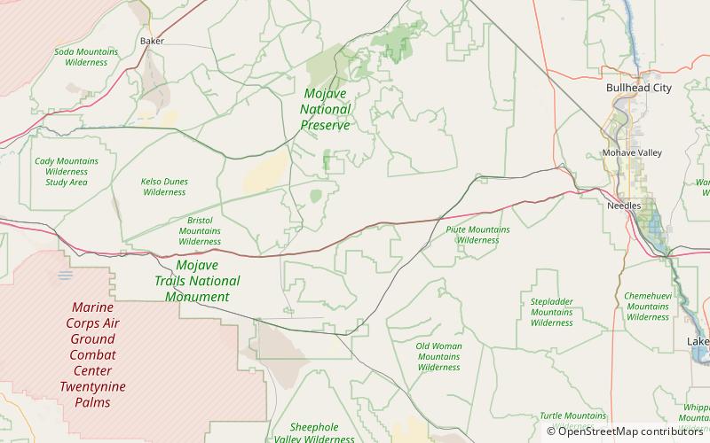 clipper valley mojave national preserve location map