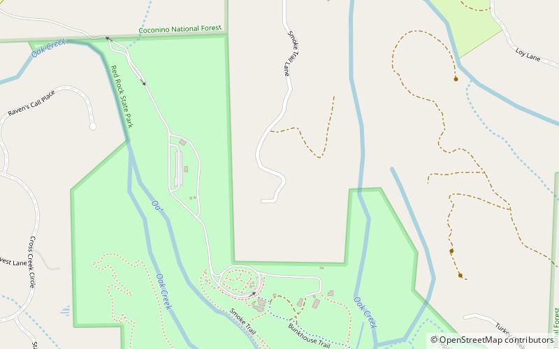Red Rock State Park location map
