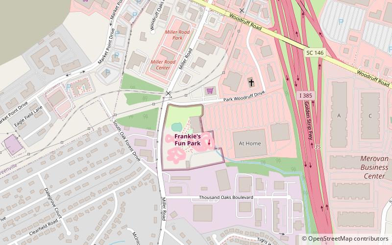 Frankie's Fun Park location map