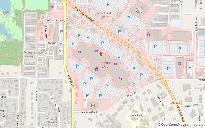 florence mall location map