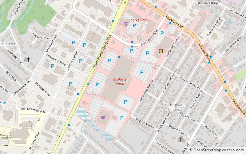 McAlister Square location map
