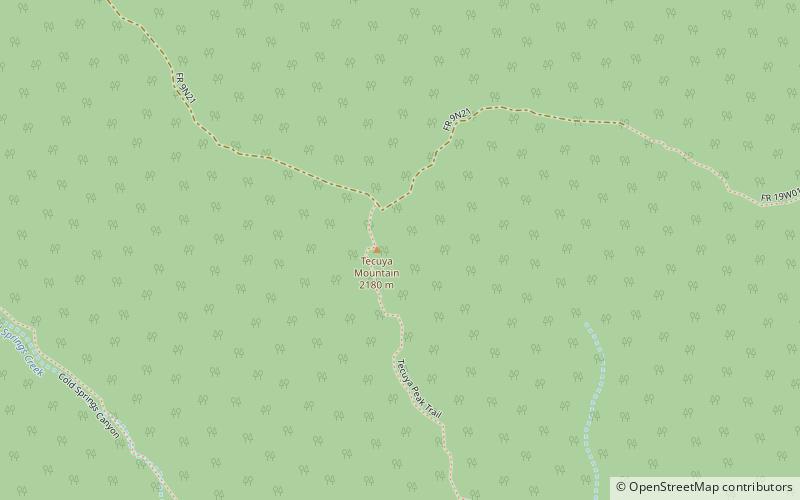 tecuya mountain bosque nacional los padres location map