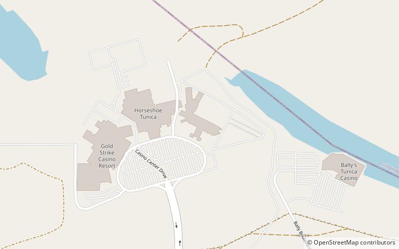 tunica roadhouse casino hotel location map