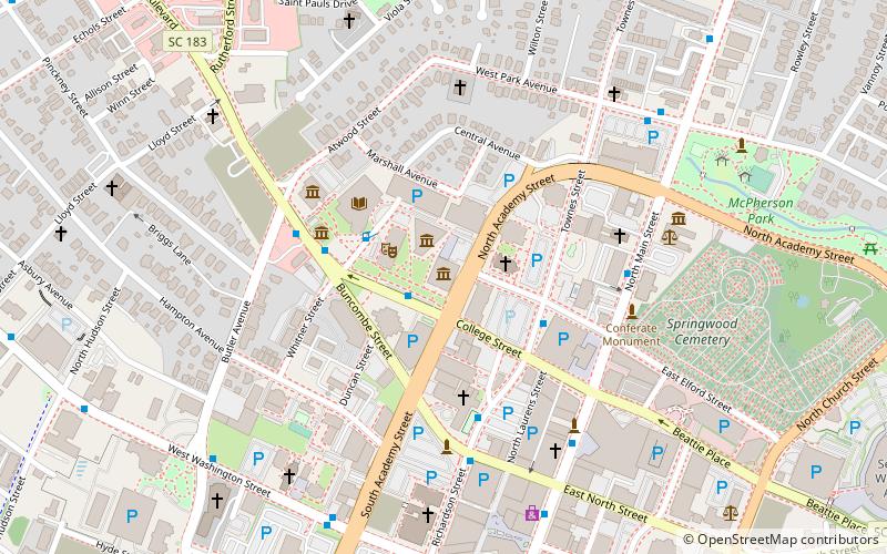 The Children's Museum of the Upstate location map