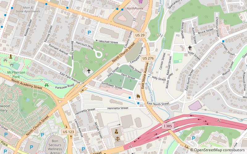 Richland Cemetery location map