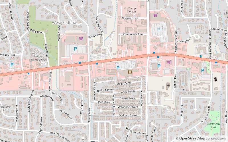 Sedona Artist Market location map