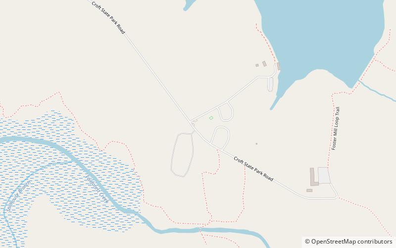 Croft State Park location map