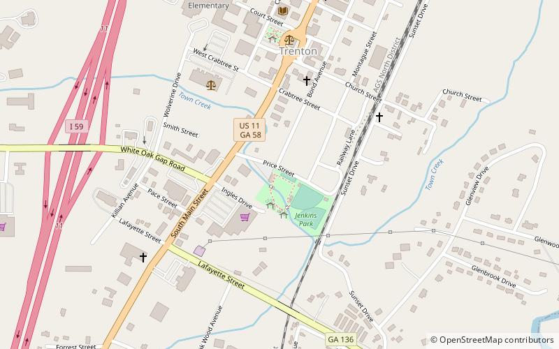 jenkins park trenton location map