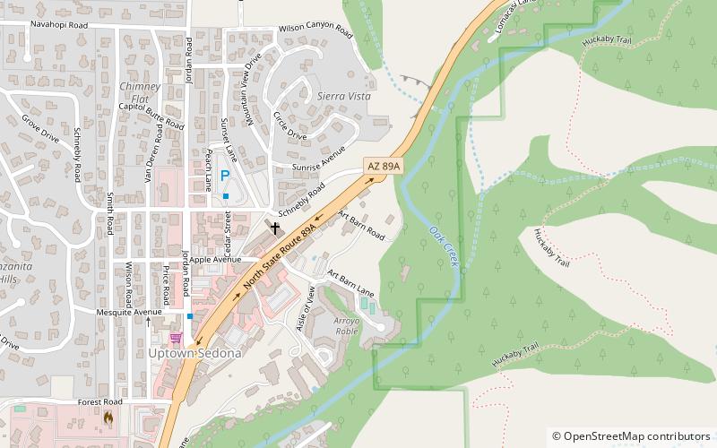 Sedona Arts Center location map