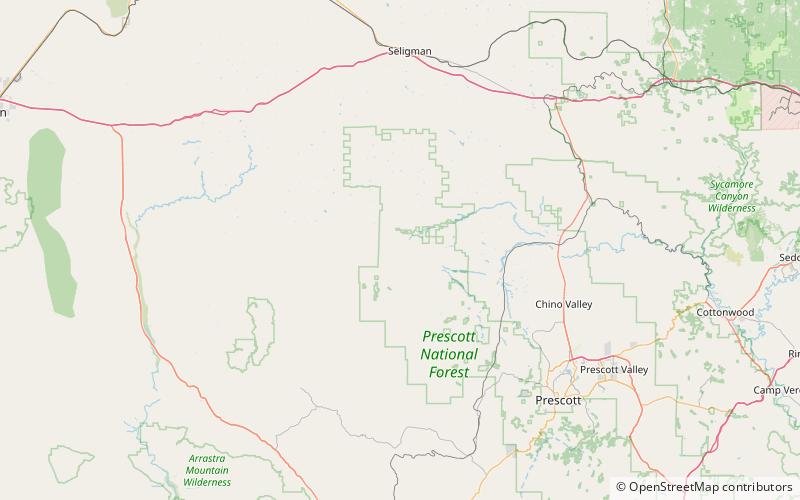 apache creek wilderness location map