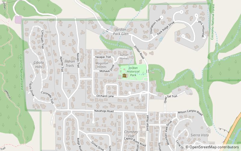 Sedona Heritage Museum location map