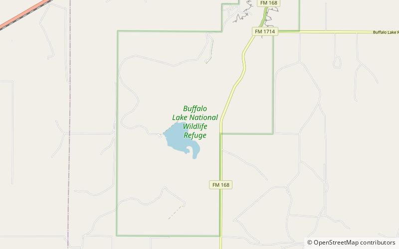 Buffalo Lake National Wildlife Refuge location map