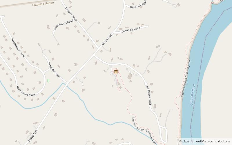 catawba cultural preservation project rock hill location map