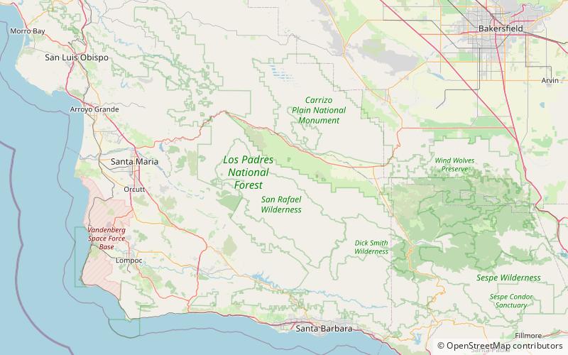 Sierra Madre Mountains location map