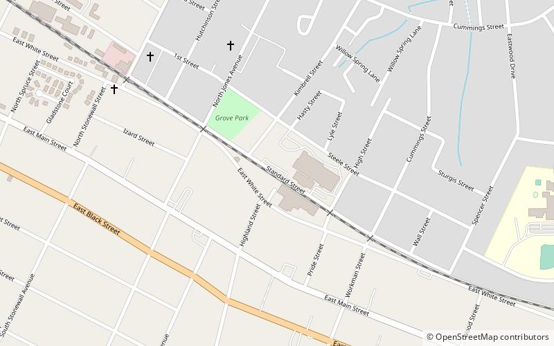 Highland Park Manufacturing Plant and Cotton Oil Complex location map