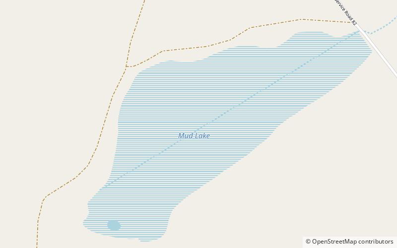 mud lake foret nationale de coconino location map