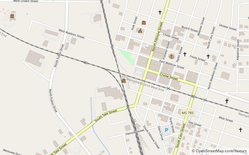 Corinth Depot location map