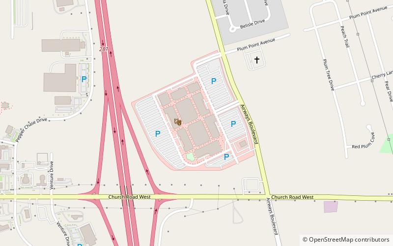 Tanger Outlets Southaven location map