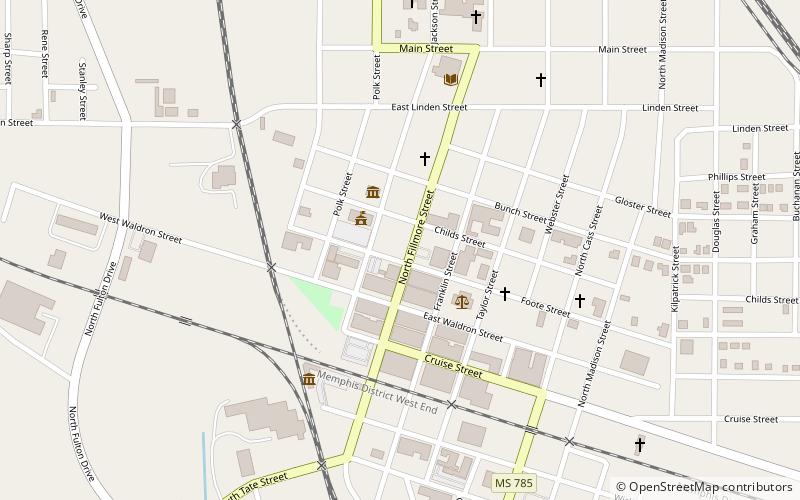 Corinth Artist Guild Gallery location map