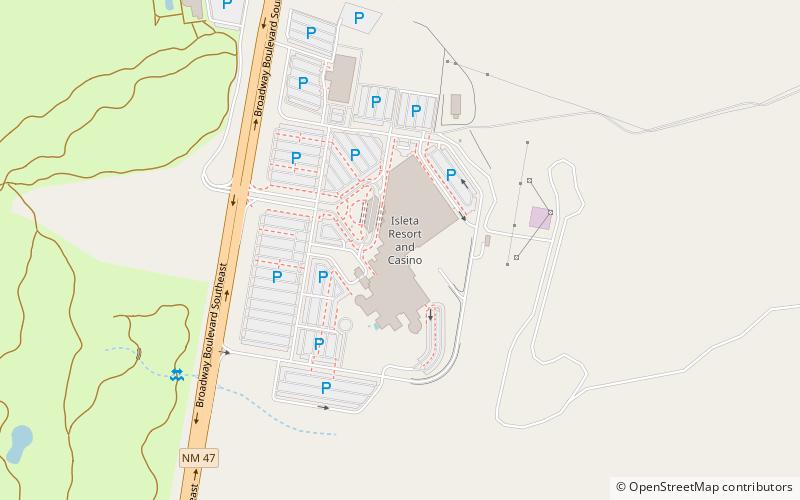 Isleta Resort & Casino location map