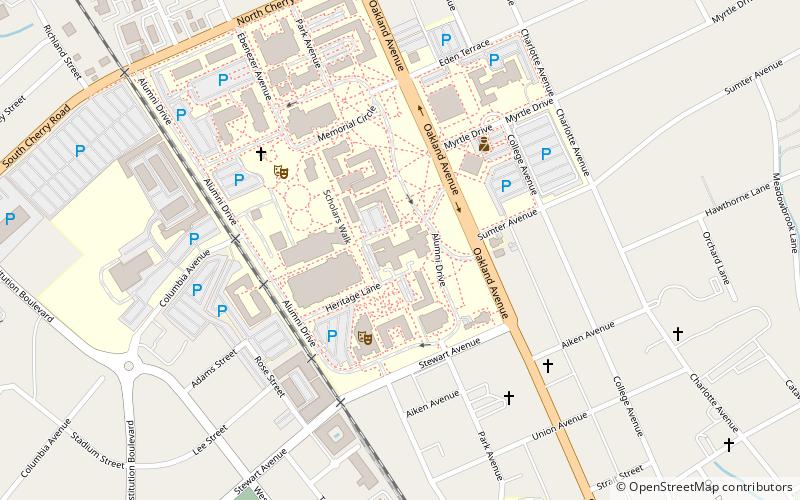 Tillman Hall location map