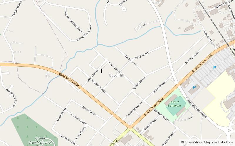 Boyd Hill location map