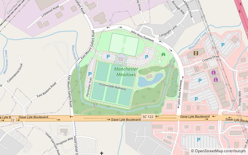 Manchester Meadows location map